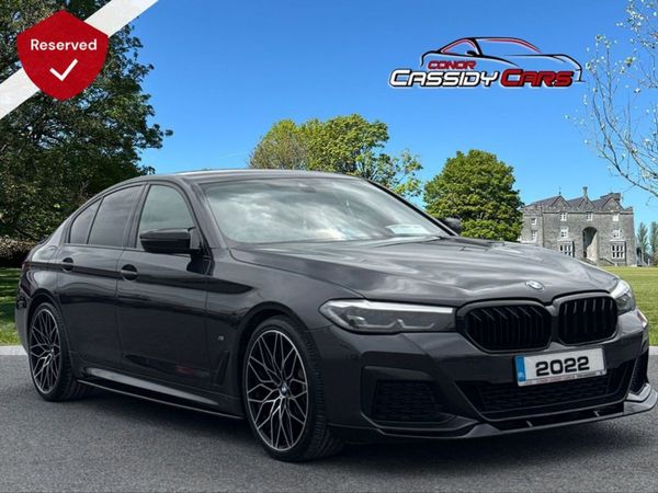 BMW 5-Series Saloon, Hybrid, 2022, Grey