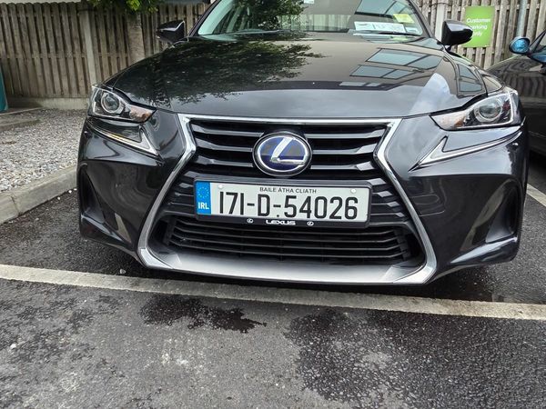 Lexus IS Saloon, Petrol Hybrid, 2017, Black
