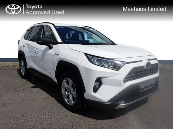 Toyota RAV4 SUV, Hybrid, 2019, White