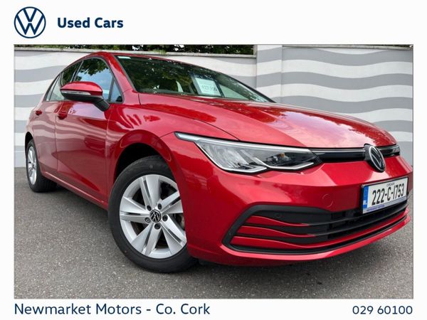 Volkswagen Golf Hatchback, Petrol, 2022, Red