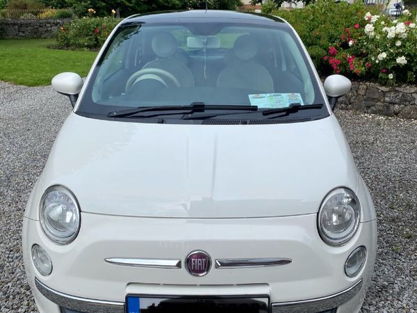 Fiat 500 Hatchback, Petrol, 2010, White