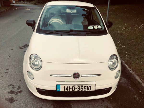 Fiat 500 Hatchback, Petrol, 2014, White