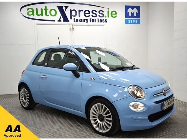 Fiat 500 Hatchback, Petrol, 2016, Blue