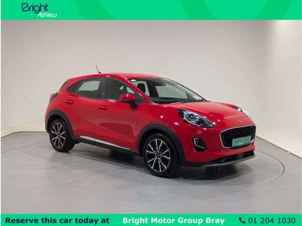 Ford Puma MPV, Petrol Hybrid, 2021, Red