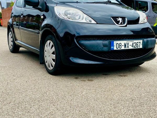 Peugeot 107 Hatchback, Petrol, 2008, Black