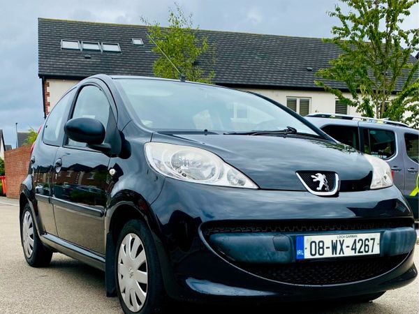 Peugeot 107 Hatchback, Petrol, 2008, Black