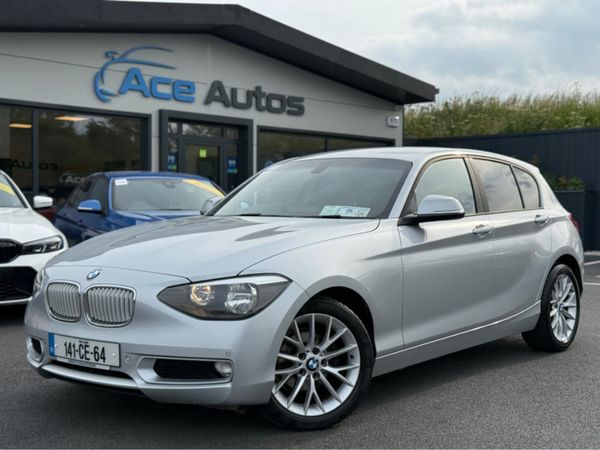 BMW 1-Series Hatchback, Diesel, 2014, Silver
