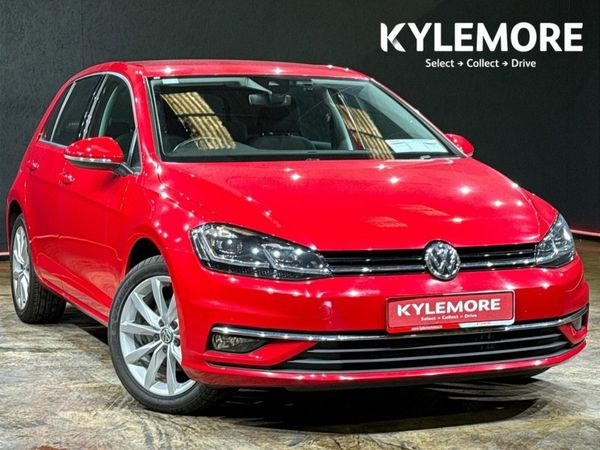 Volkswagen Golf Hatchback, Petrol, 2019, Red