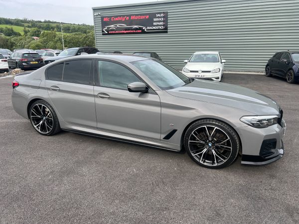 BMW 5-Series Saloon, Diesel Hybrid, 2022, Grey