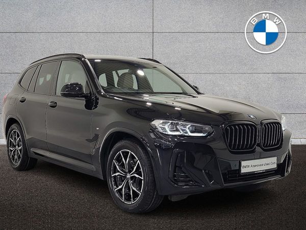 BMW X3 SUV, Diesel Hybrid, 2022, Black