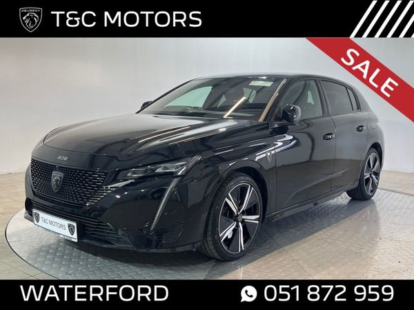 Peugeot 308 Hatchback, Petrol Plug-in Hybrid, 2023, Black