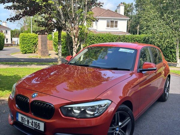 BMW 1-Series Hatchback, Diesel, 2016, Orange