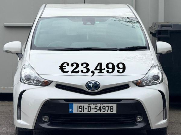 Toyota Prius MPV, Petrol Hybrid, 2019, White