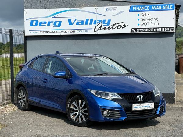 Honda Civic Hatchback, Diesel, 2016, Blue