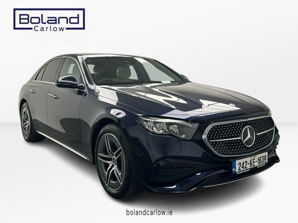 Mercedes-Benz E-Class Saloon, Diesel Plug-in Hybrid, 2024, Blue