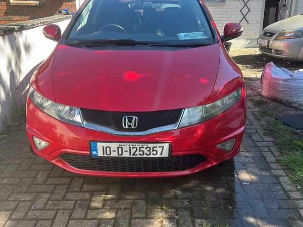 Honda Civic Hatchback, Diesel, 2010, Red