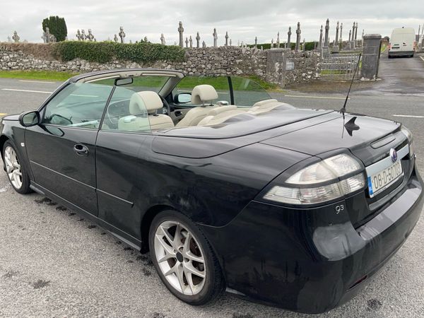 Saab 9-3 Convertible, Petrol, 2008, Black