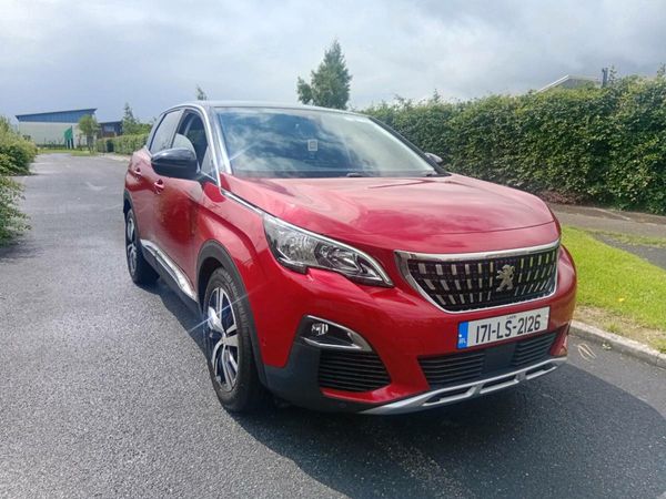 Peugeot 3008 SUV, Petrol, 2017, Red