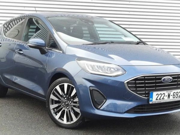 Ford Fiesta Hatchback, Petrol Hybrid, 2022, Blue