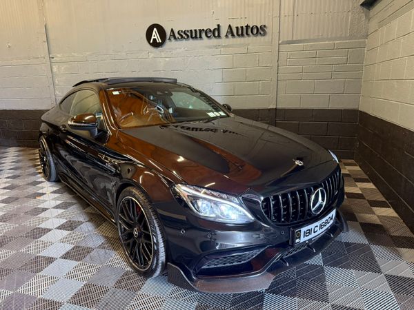 Mercedes-Benz C-Class Coupe, Petrol, 2018, Black