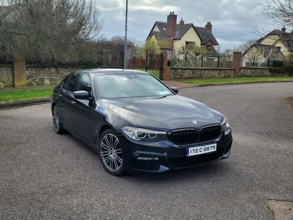 BMW 5-Series Saloon, Petrol Plug-in Hybrid, 2017, Black
