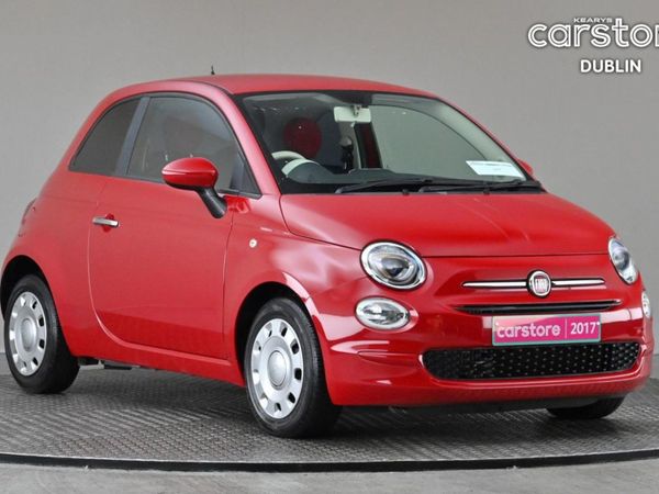 Fiat 500 Hatchback, Petrol, 2017, Red