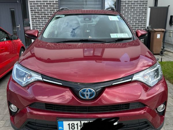Toyota RAV4 SUV, Petrol Hybrid, 2018, Red