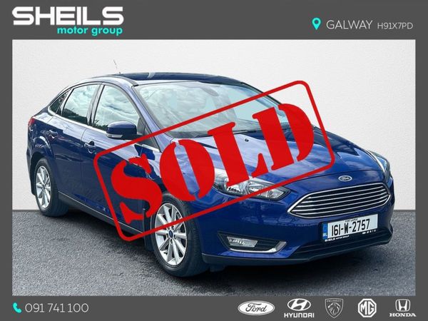 Ford Focus Saloon, Diesel, 2016, Blue