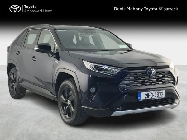Toyota RAV4 SUV, Petrol Hybrid, 2021, Blue