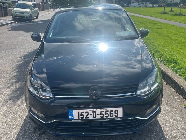 Volkswagen Polo Hatchback, Petrol, 2015, Black