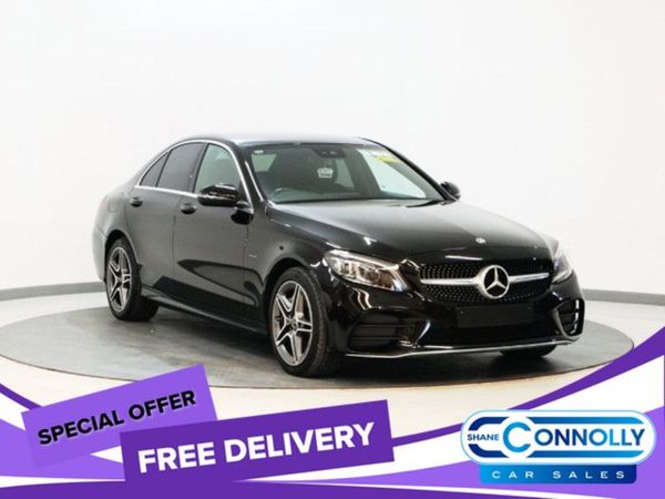 Mercedes-Benz 300 Saloon, Diesel Hybrid, 2021, Black
