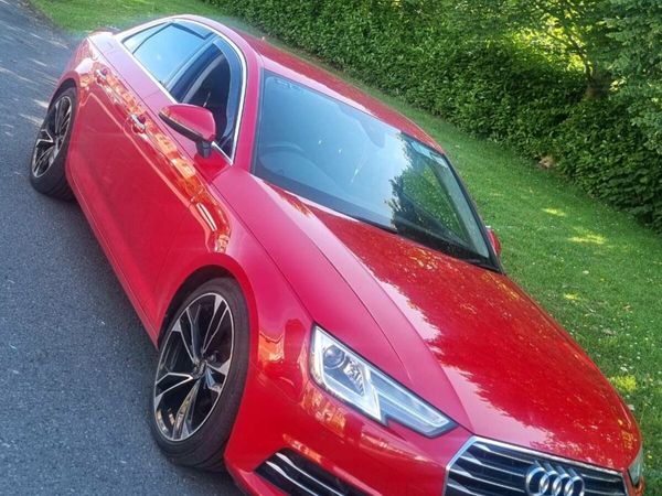 Audi A4 Saloon, Diesel, 2017, Red