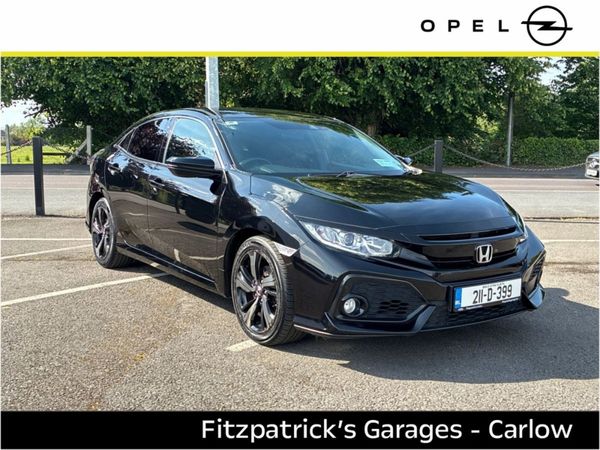 Honda Civic Hatchback, Petrol, 2021, Black
