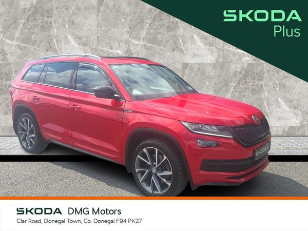 Skoda Kodiaq SUV, Diesel, 2021, Red