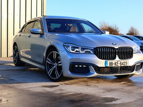 BMW 7-Series Saloon, Petrol Plug-in Hybrid, 2018, Silver
