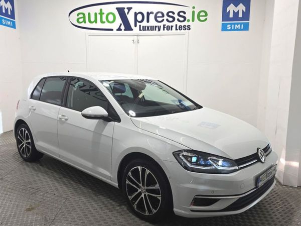Volkswagen Golf Hatchback, Petrol, 2018, White