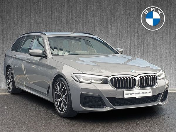 BMW 5-Series Estate, Diesel Hybrid, 2022, Grey