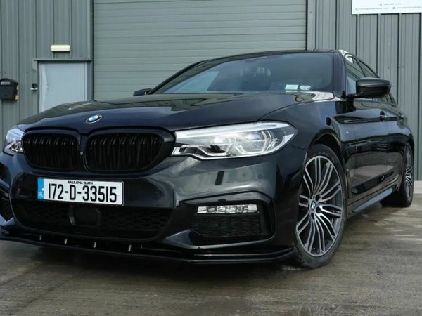 BMW 5-Series Saloon, Petrol, 2017, Black