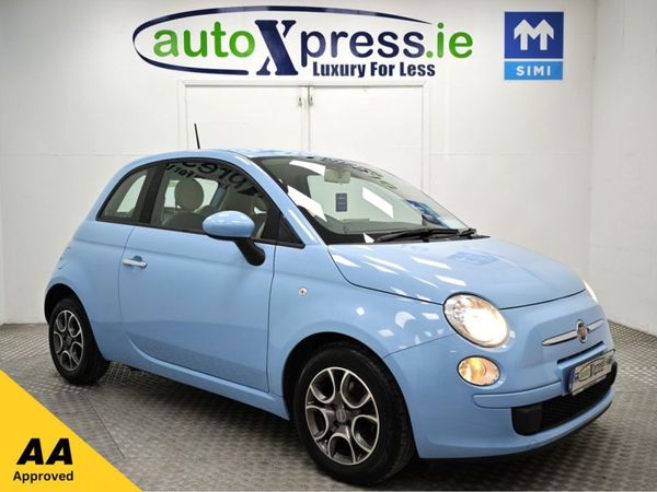 Fiat 500 Hatchback, Petrol, 2016, Blue