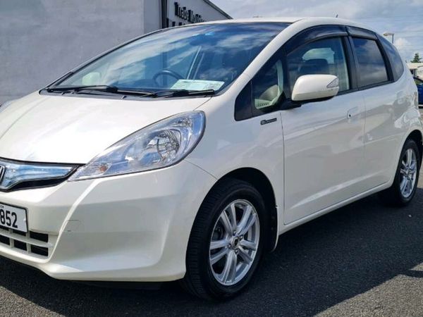 Honda Fit Hatchback, Petrol Hybrid, 2012, White