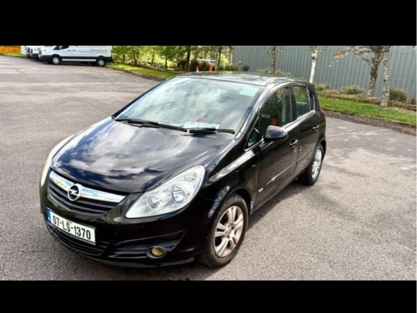 Opel Corsa Hatchback, Petrol, 2007, Black