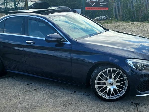 Mercedes-Benz C-Class Saloon, Diesel, 2016, Blue