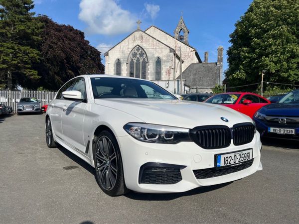 BMW 5-Series Saloon, Hybrid, 2018, White