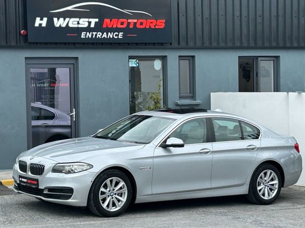 BMW 5-Series Saloon, Diesel, 2015, Silver
