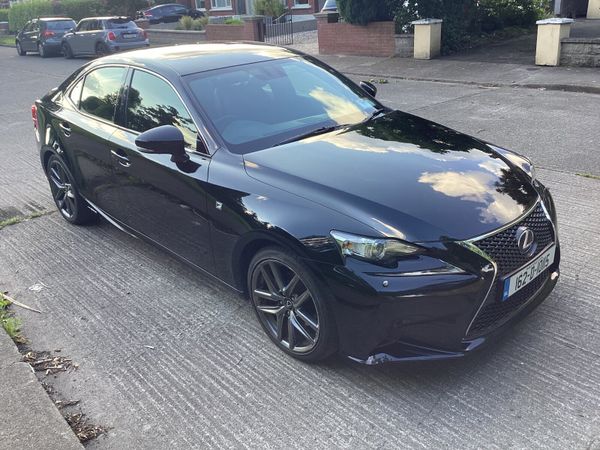 Lexus IS Saloon, Petrol Hybrid, 2016, Black