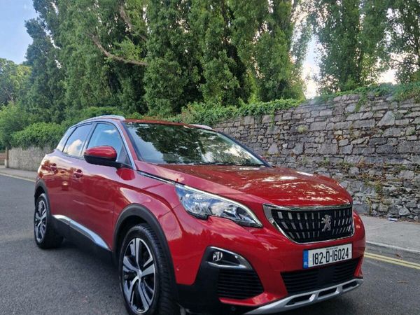 Peugeot 3008 MPV, Petrol, 2018, Red