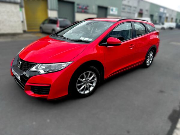 Honda Civic Estate, Diesel, 2017, Red