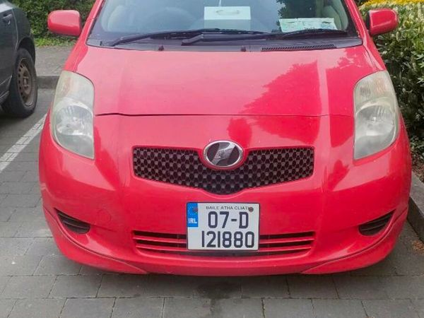 Toyota Vitz Hatchback, Petrol, 2007, Red