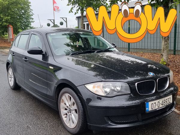BMW 1-Series Hatchback, Petrol, 2007, Black