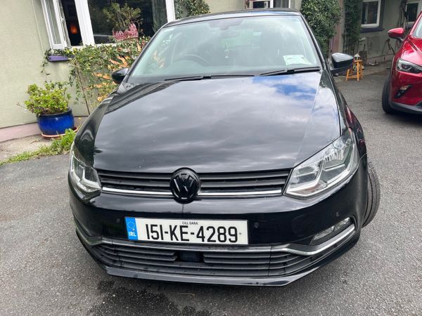Volkswagen Polo Hatchback, Petrol, 2015, Black